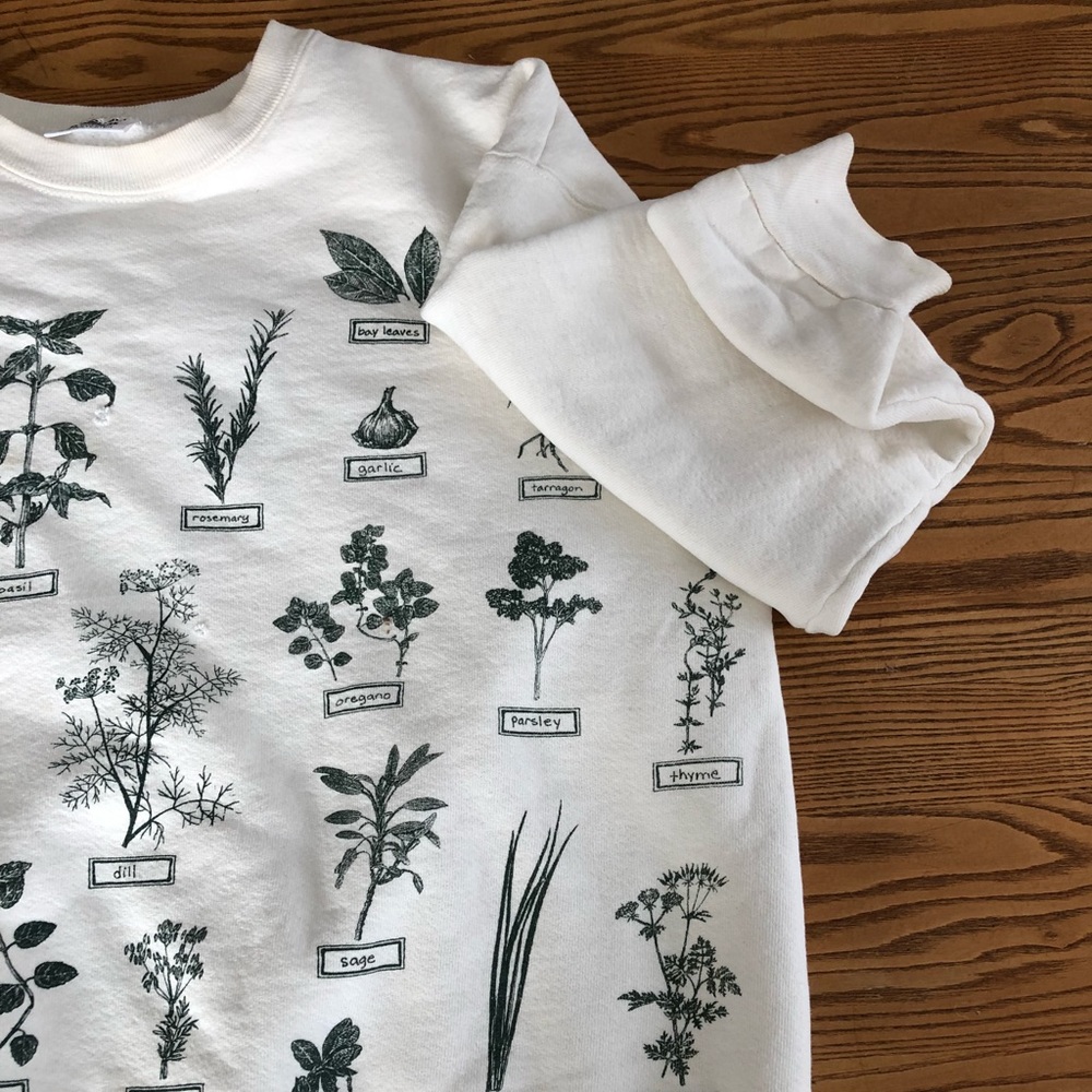 90’s Gardener Herb Oversized Crewneck